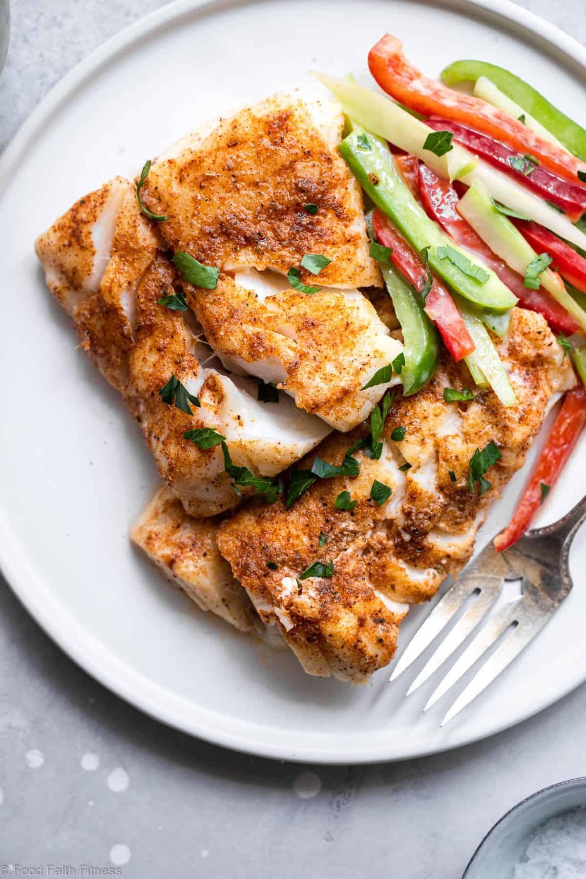 cajun spice grilled cod