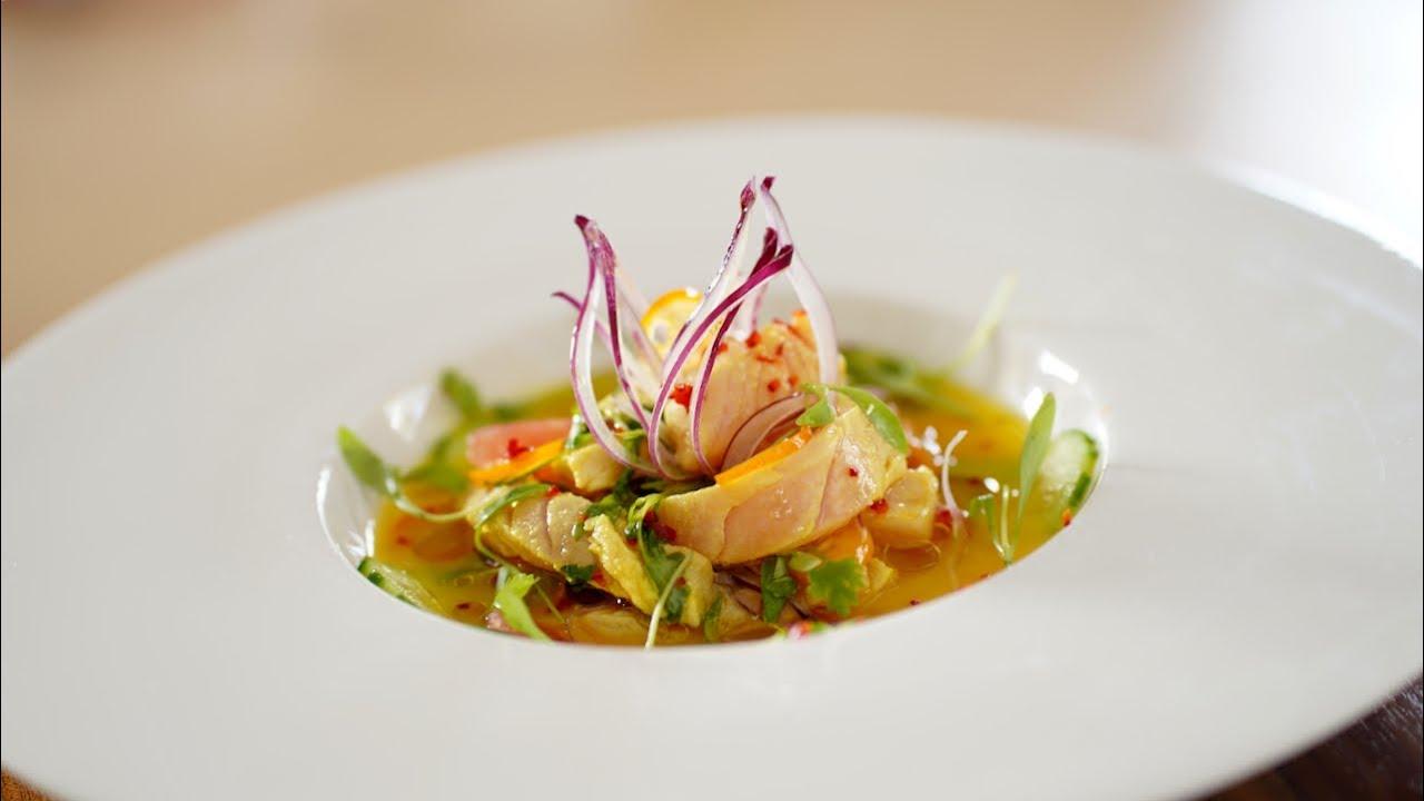 Espresso Balsamic Venison Ceviche beautifully plated