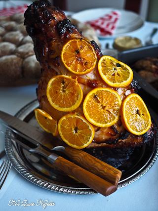 festive ham with orange-clove glaze