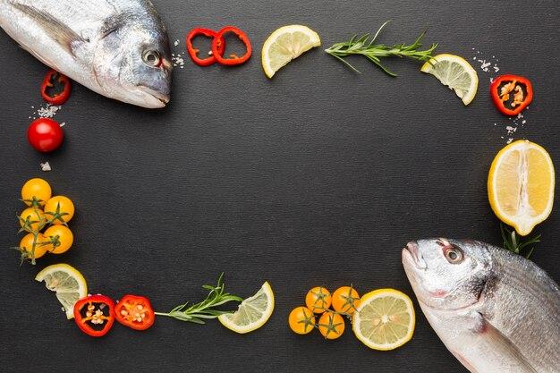 An image of fresh ingredients arranged aesthetically, like a flat lay