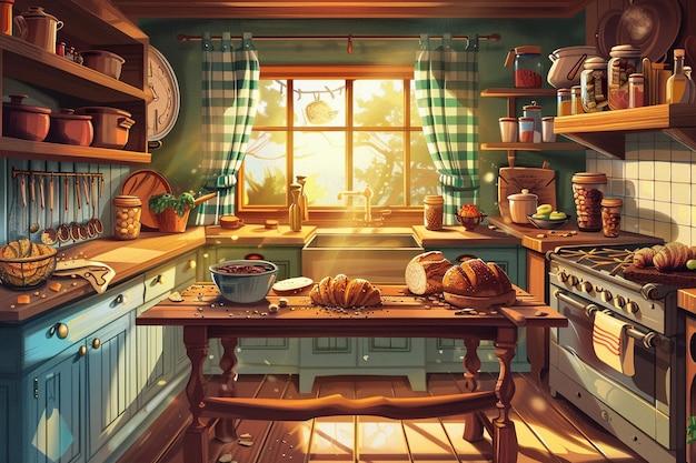 A rustic kitchen scene with homemade cherry nuggets cooling on a rack