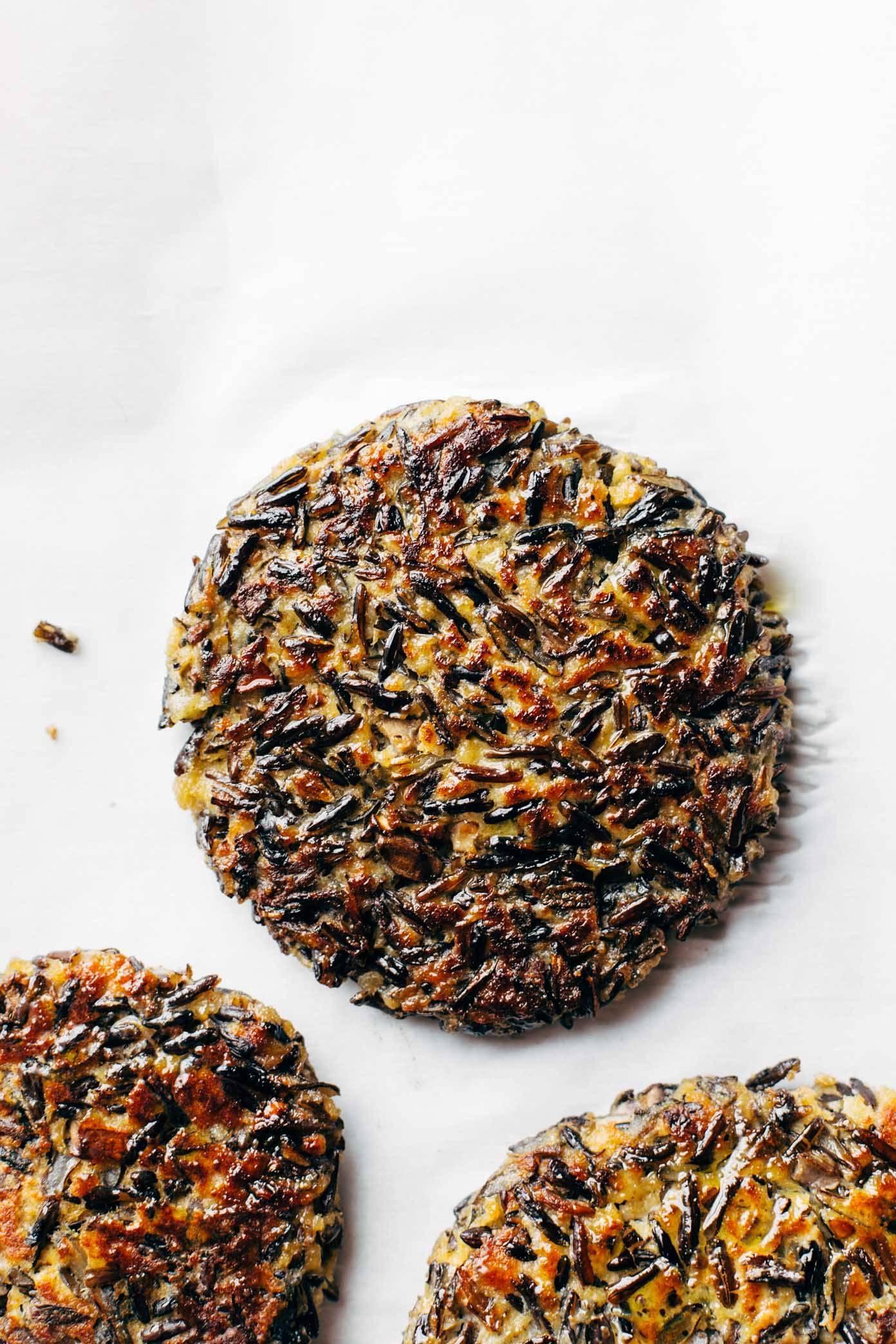 Close up shot of a Minnesota wild rice sandwich ingredients.