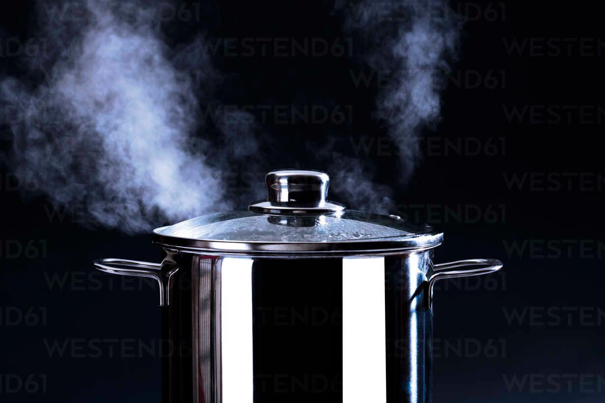 Close up photo of steaming pot