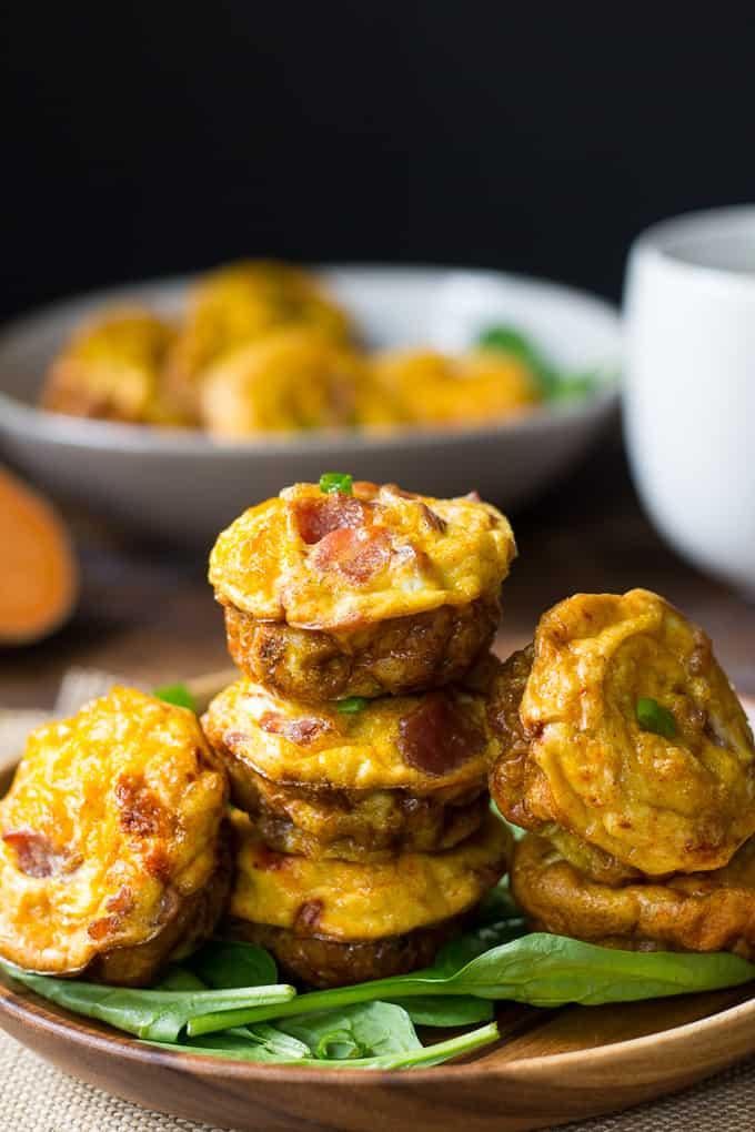 A family enjoying Paleo Bacon & Egg Muffins for breakfast