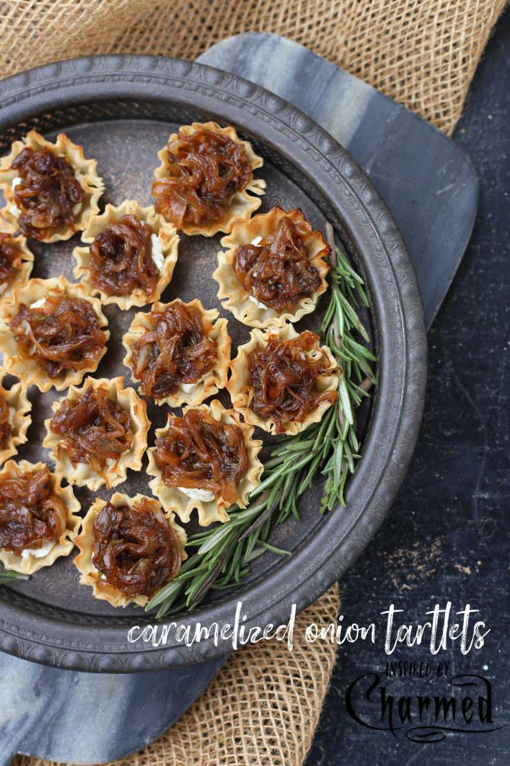 sauerkraut and caramelized onion tart on a rustic wooden table